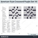 Blank Crossword Puzzle   Yapis.sticken.co   Printable Diagramless Puzzles
