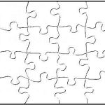 Blank Jigsaw Puzzle Pieces Template | Templates | Puzzle Piece   Free Printable Jigsaw Puzzles Template