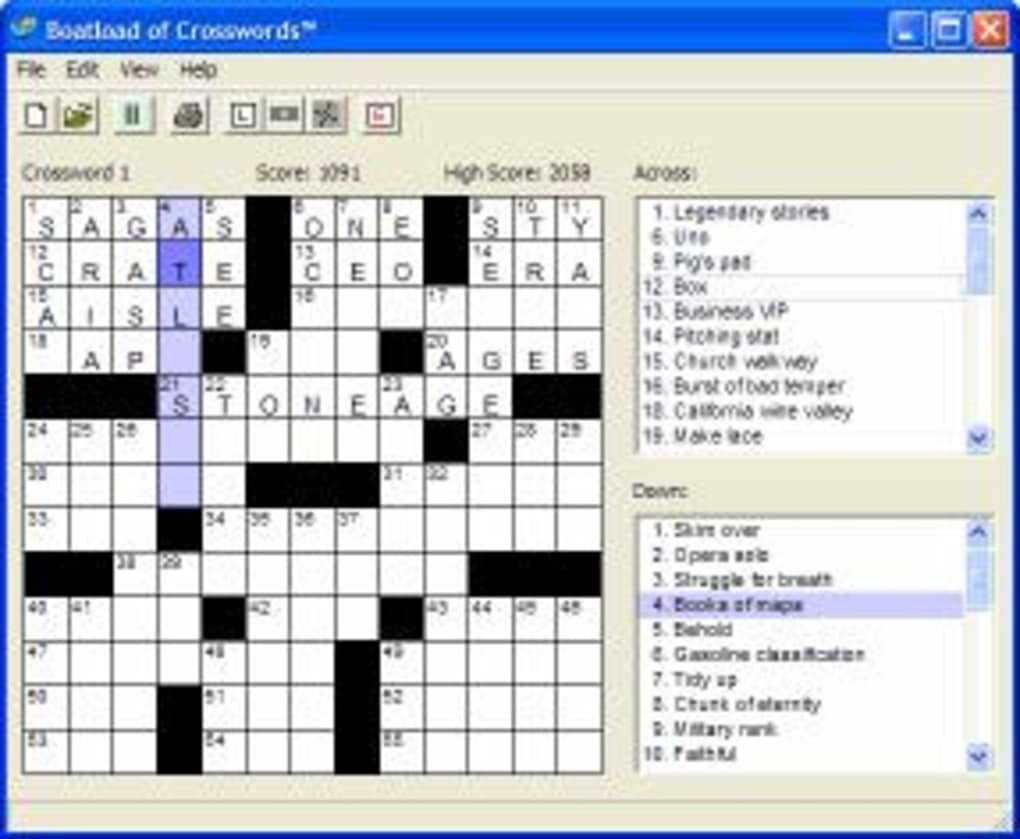 Boatload Of Crosswords - Download - Printable Boatload Crossword Puzzles
