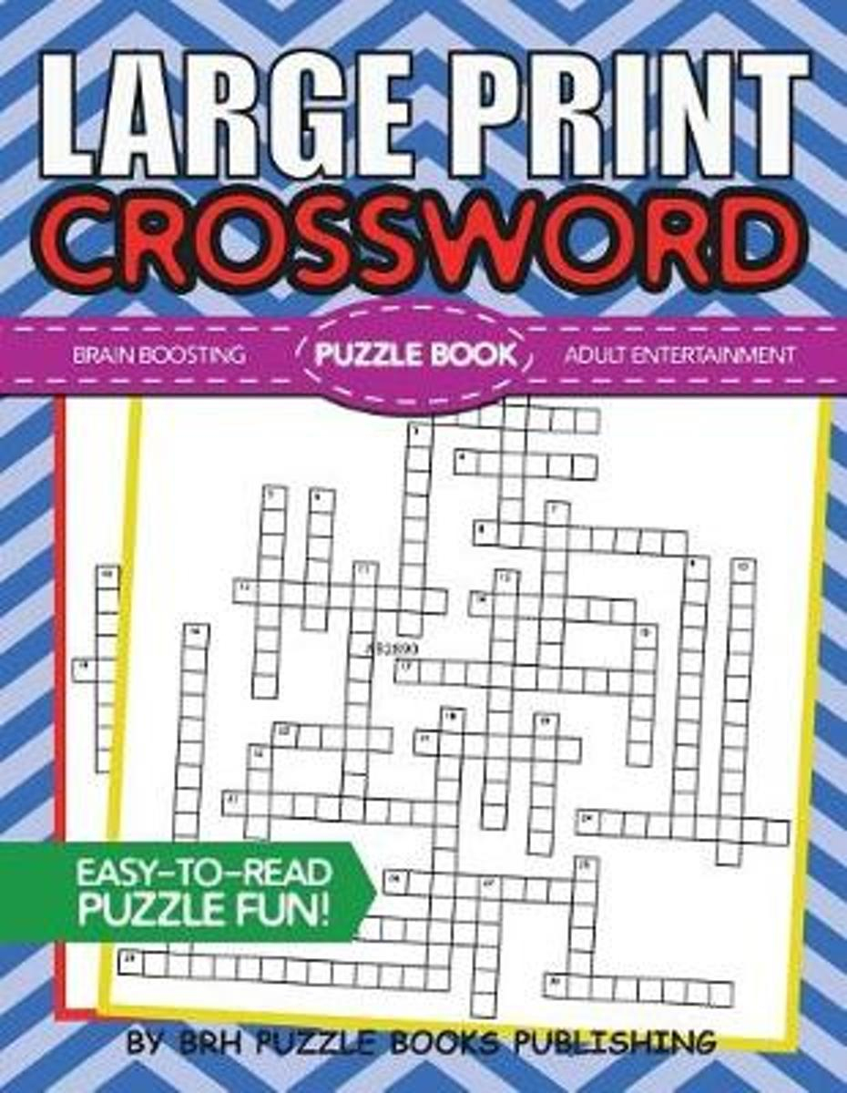 Bol | Large Print Crossword Puzzle Book, Brh Puzzle Books - Print Crossword Puzzle Book