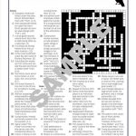 Book Lover's Printable Crossword Puzzlepersonalize To | Etsy   Printable Crossword Book