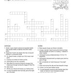 Bugs Crossword Puzzle Template | Templates At Allbusinesstemplates   Printable Crossword Template