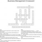 Business Management Crossword   Wordmint   Printable Crossword Puzzles Business And Finance