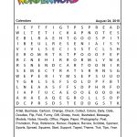 Calendars   Printable Wonderword Puzzles Download
