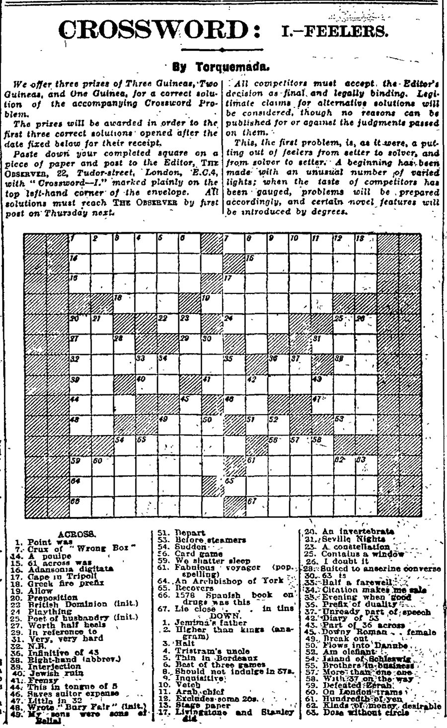 The Guardian Crossword Puzzle Archive