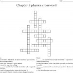 Chapter 2 Physics Crossword   Wordmint   Physics Crossword Puzzles Printable With Answers