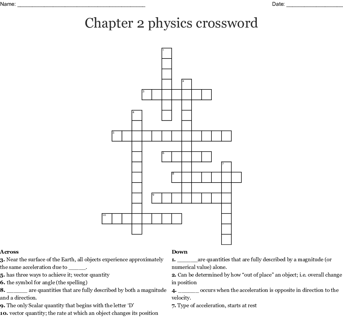 Physics Puzzles