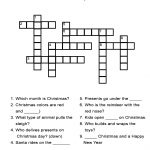 Christmas Crossword Puzzles   Best Coloring Pages For Kids   Printable Crossword Puzzles Nov 2018