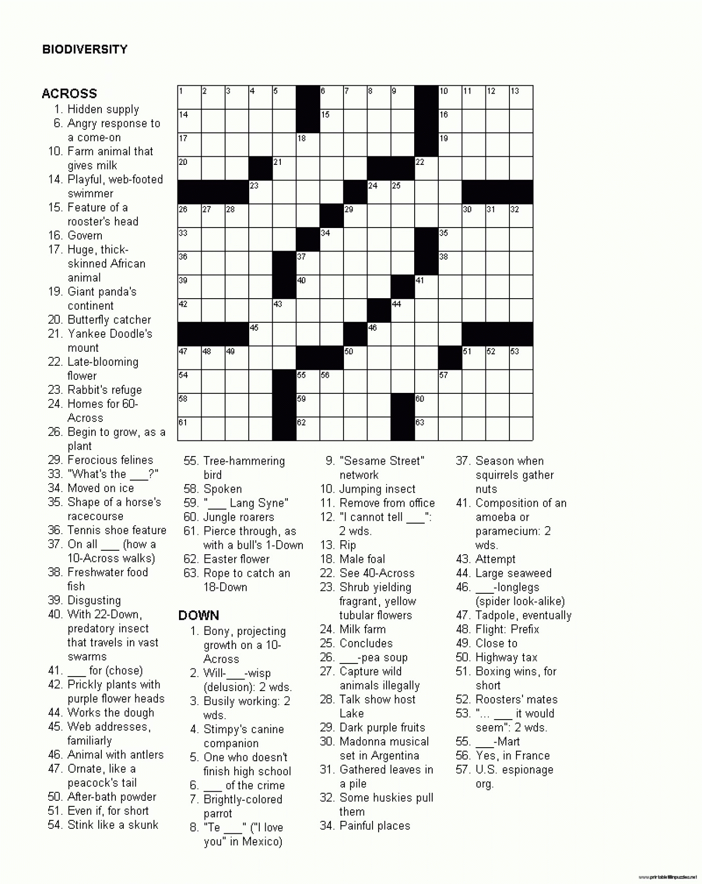 Christmas Crossword Puzzles Online For Adults Puzzle Free Printable - Newspaper Printable Crossword Puzzles
