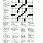 Christmas Crossword Puzzles Online For Adults Puzzle Free Printable   Printable Crossword Adults