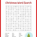 Christmas Word Search Free Printable For Kids Or Adults   Free   Christmas Crossword Puzzle Printable