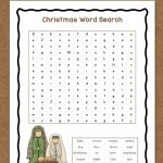 Christmas Word Search: Free Printable   Mamas Learning Corner   Printable Bible Puzzles For Preschoolers