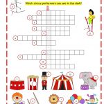Circus Crossword | Work Sheets | Big Top Circus, Crossword, Worksheets   Circus Crossword Puzzle Printables