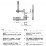Climate Change Crossword. Great Way To Learn The Vocabulary Of   Global Warming Crossword Puzzle Printable