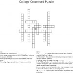 College Crossword Puzzle Crossword   Wordmint   College Crossword Puzzle Printable