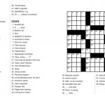 Coloring ~ Largent Crossword Puzzles Worksheet Loveisallaround Club   Printable Crossword Puzzles Universal