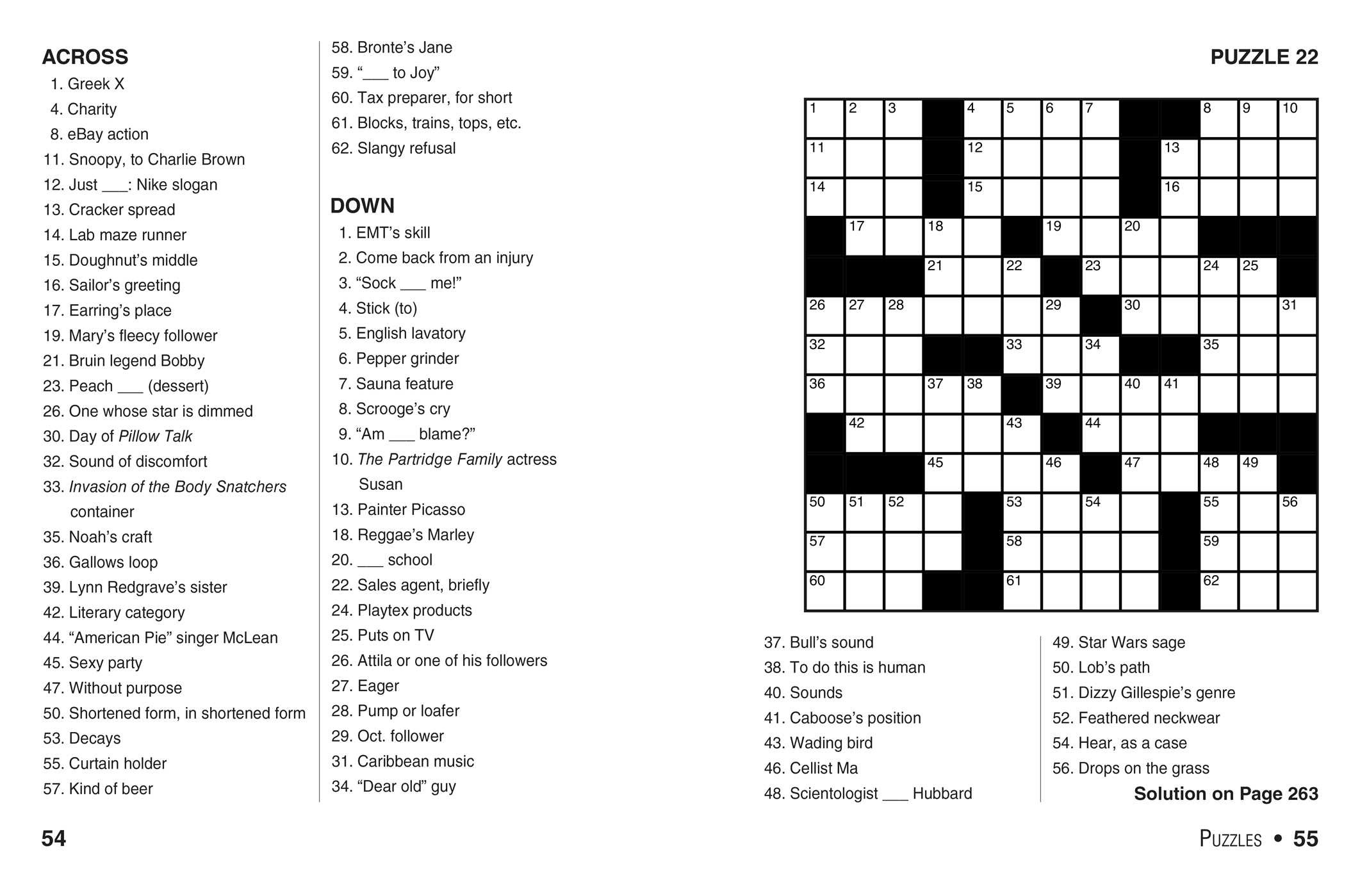 Coloring ~ Marvelous Large Print Crosswords Photo Ideas Free - Joseph Crossword Puzzles Printable