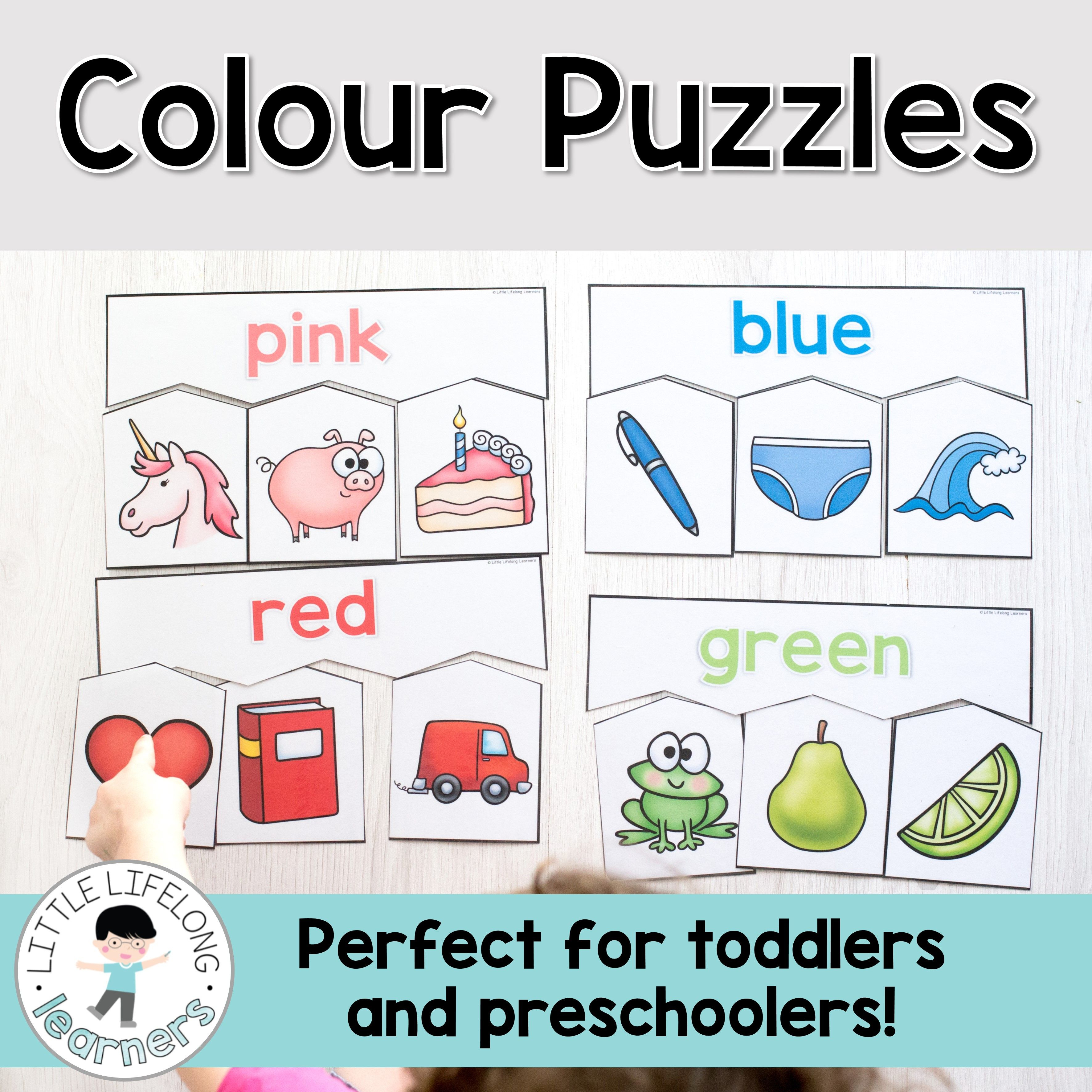 Colour Puzzles For Toddlers And Preschoolers | Toddler And - Printable Puzzle For 3 Year Old