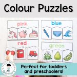 Colour Puzzles For Toddlers And Preschoolers | Toddler And   Printable Puzzles For 2 Year Olds