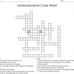 Communication Crossword   Wordmint   Printable Communication Crossword Puzzle
