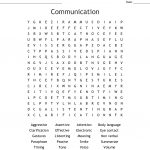 Communication Word Search   Wordmint   Printable Communication Crossword Puzzle
