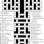 Cross Shaped Bible Crossword #easter … | Archana | Print…   Bible Crossword Puzzles For Adults Printable