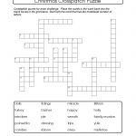 Crosspatch Xmas Printable Puzzle. Support Vocab Development And   Blank Crossword Puzzle Printable