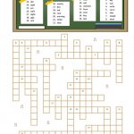 Crossword Opposites Worksheet   Free Esl Printable Worksheets Made   Printable Opposite Crossword Puzzle