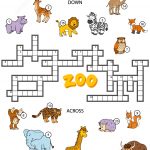 Crossword Puzzle About Zoo Animals | Free Printable Puzzle Games   Zoo Crossword Puzzle Printable