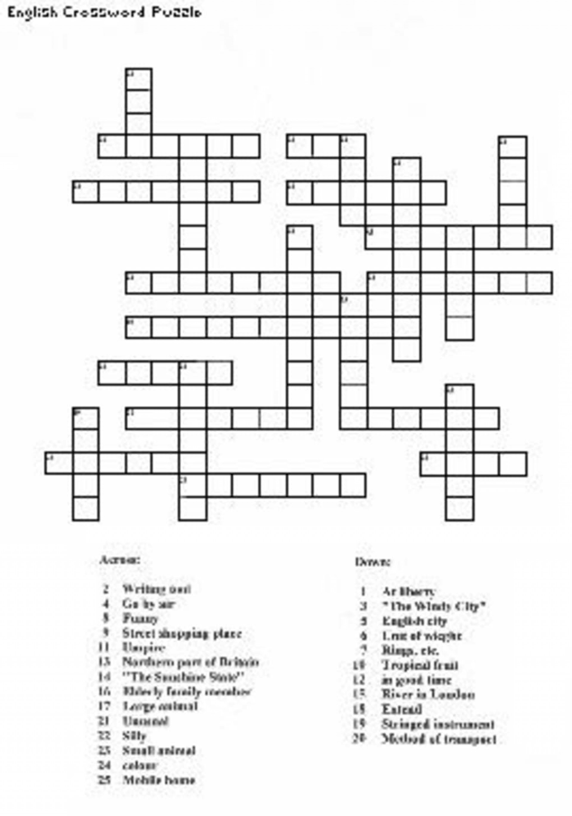Crossword Puzzle Maker Free Printable Toolbox Screenshot - Create A - Printable Crossword Puzzle Template