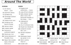 Printable Crossword And Word Search Puzzles