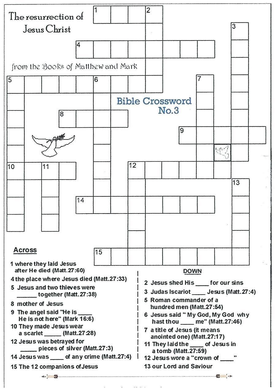 Crossword Puzzle Printable Medium Gallery Jymba Puzzles Difficulty - Printable Crossword Puzzles Christian