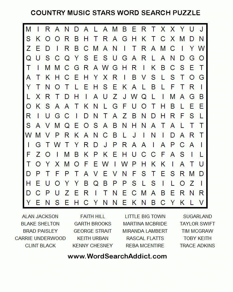 Crossword Puzzle Printable Music Crosswords ~ Themarketonholly - Printable Music Crossword Puzzles