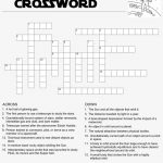 Crossword Puzzle Printable Template Crosswords Lovely   Outer Space   Printable Telegraph Crossword
