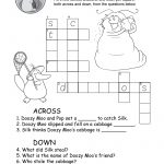 Crossword Puzzle Worksheet (Free Printable)   Printable Puzzle Booklet