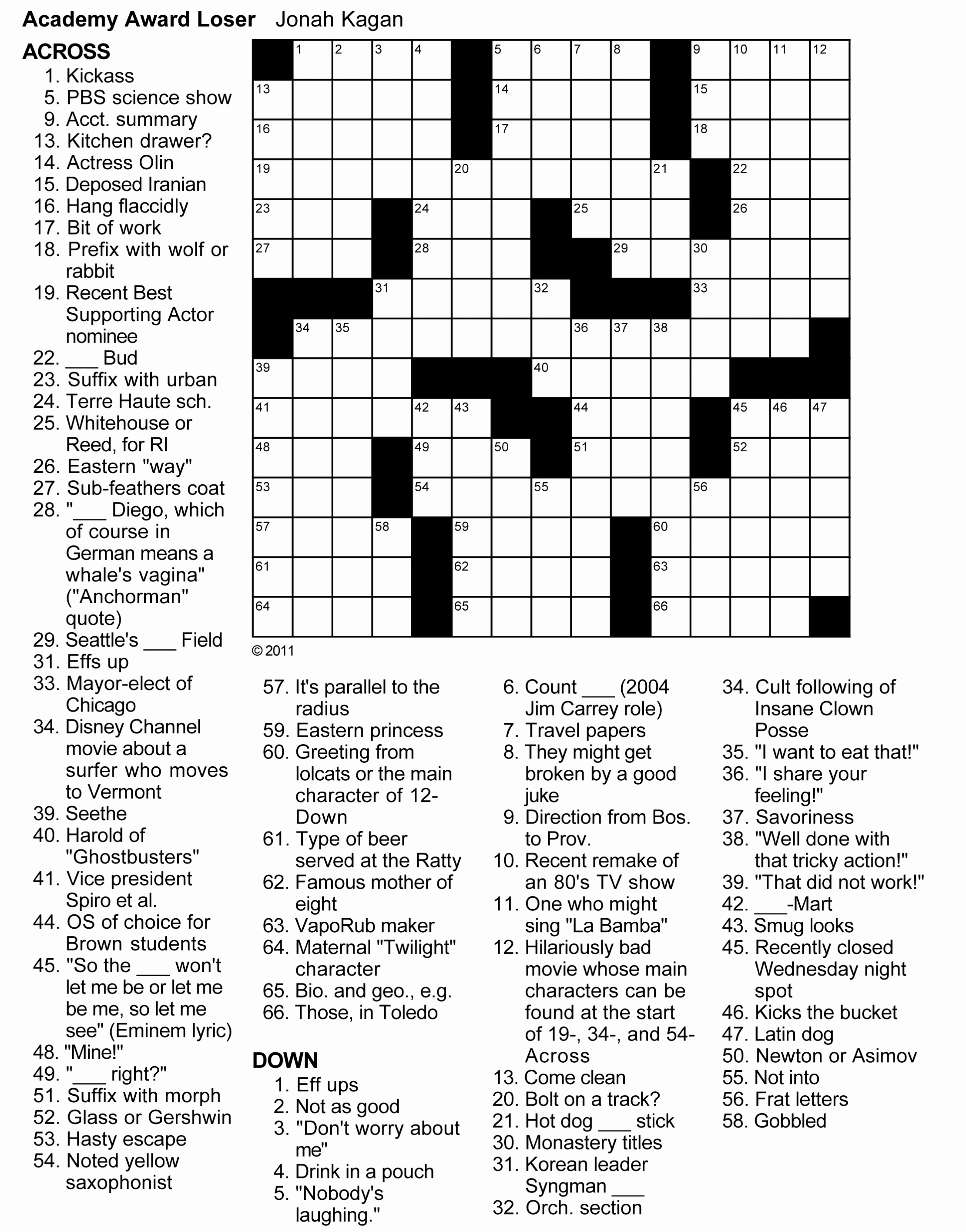 Crossword Puzzles For Adults - Best Coloring Pages For Kids - Printable Crossword Puzzles Categories