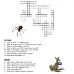 Crossword Puzzles Kids Animal | Work It | Crossword, Puzzle   Insect Crossword Puzzle Printable