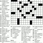 Crossword   The Austin Chronicle   Printable Crossword Puzzles Solutions