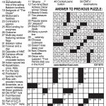 Crosswords Archives | Tribune Content Agency   Printable Commuter Crossword Puzzle