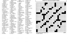 Printable Crossword Puzzles July 2017