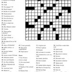 Crosswords Crossword Puzzle Printable For ~ Themarketonholly   Free   High School Crossword Puzzles Printable