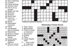 Printable Commuter Crossword Puzzle