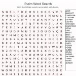 Crosswords Purim Printable Word Search Puzzle Crossword Puzzles   Printable Crossword And Word Search Puzzles