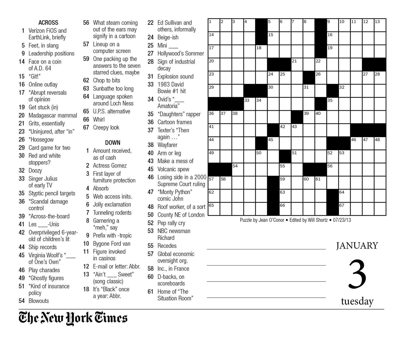 Crosswords Sunday Crossword Puzzle Printable ~ Themarketonholly - New York Times Crossword Puzzle Printable
