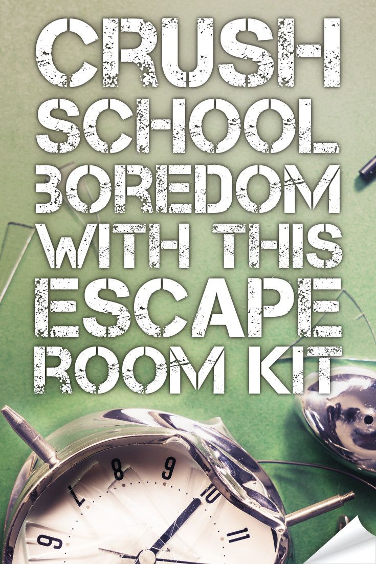 Crush Classroom Boredom With This Hack. | Middle School Language - Printable Escape Room Puzzles