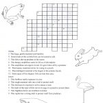 Curious Crosswords   Wildlife Crossword Puzzle Printable