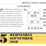 Daily Riddle Calendar | Daily Calendar Printable 2019   Printable Mensa Puzzles
