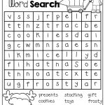 December No Prep Packet (1St Grade) | School Holidays Christmas   Printable Crossword Puzzles For 1St Graders