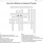Decision Making Crossword Puzzle Crossword   Wordmint   Custom Crossword Puzzle Printable