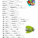 Diltoids  Number/letter Puzzles Worksheet   Free Esl Printable   Printable Esl Puzzles